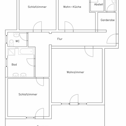 Die Wohnungseinteilung - 