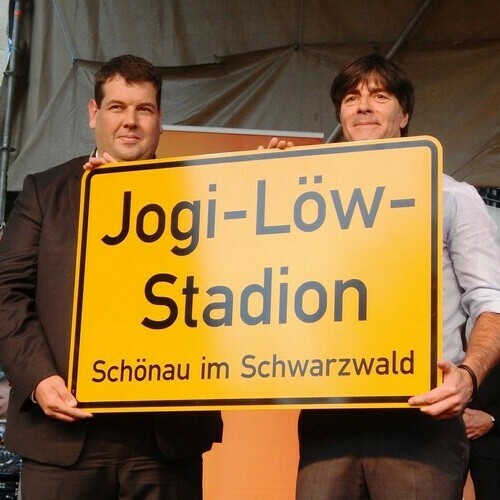 Das ehemalige Buchenbrandstadion heit seit dem 17. Oktober 2014 Jogi Lw Stadion